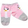 Baby Nellys Bavlnené ponožky Pštros - svetlo růžové, veľ. 122/128, 122-128 (6-8r) Baby Nellys Bavlnené ponožky Pštros - svetlo růžové, veľ. 122/128, 122-128 (6-8r)