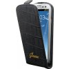 Puzdro / obal na Samsung Galaxy S3 čierne - flip Guess