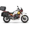 Kompletní sada sedlových brašen SHAD TERRA TR40 a hliníkového 55L vrchního kufru, včetně montážní sady SHAD MOTO GUZZI V85TT Kompletní sada sedlových brašen SHAD TERRA TR40 a hliníkového 55L vrchního kufru, včetně montážní sady SHAD MOTO GUZZI V85TT