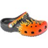 Crocs Papuče Classic Flames Clog Kids Čierna Crocs Papuče Classic Flames Clog Kids Čierna