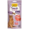 GimCat Snack Cream Duo losos&rajče 6x15 g