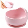 Babyono 1481-02-BO Miska silikónová s prísavkou pink 6m+
