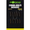 KORDA - Rovnátka Combi Multi Kicker Brown 10 ks veľ. M KORDA - Rovnátka Combi Multi Kicker Brown 10 ks veľ. M