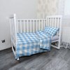 Sablio Mikroplyšové obliečky do detskej postieľky Košilový vzor - 120x90 / 40x60 Sablio Mikroplyšové obliečky do detskej postieľky Košilový vzor - 120x90 / 40x60