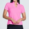 Dámska polokošeľa Lucky in Love Pleated Placket Short Sleeve taf S Dámska polokošeľa Lucky in Love Pleated Placket Short Sleeve taf S