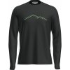 ICEBREAKER Men Mer 150 Tech Lite LS Tee Rain Ridge BLACK - XL ICEBREAKER Men Mer 150 Tech Lite LS Tee Rain Ridge BLACK - XL