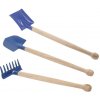 Detské záhradné náradie - 30 cm modré - set Detské záhradné náradie - 30 cm modré - set