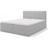 Čalúnená boxspring posteľ Silco - sivá Rozmer: 160x200 Čalúnená boxspring posteľ Silco - sivá Rozmer: 160x200