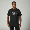 Fox Legacy Head Ss Tee black white Fox Legacy Head Ss Tee black white