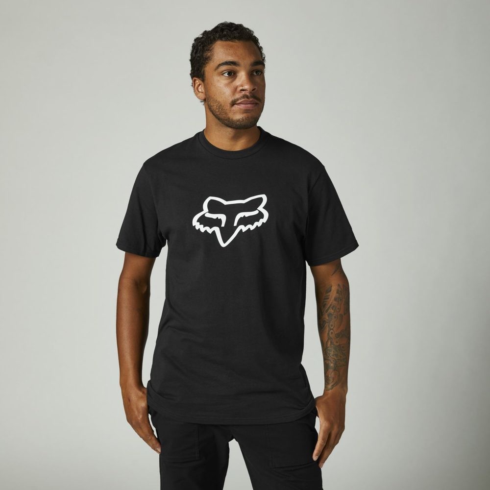 Fox Legacy Head Ss Tee black white