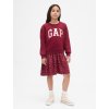 GAP Detské oversize šaty Červená XS Červená Červená GAP Detské oversize šaty Červená XS Červená Červená