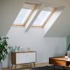Strešné okno Rooflite+ Solid Pine Rozmery oken: 78x118 cm Strešné okno Rooflite+ Solid Pine Rozmery oken: 78x118 cm