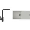 STRONG K-StrongSinks S3 Set drez Zala 1000x500mm granit biela + Batéria Ipoly čierna STRONG K-StrongSinks S3 Set drez Zala 1000x500mm granit biela + Batéria Ipoly čierna