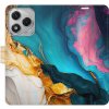 iSaprio Flip pouzdro Colourful Marble pro Honor 400 Lite n24cm-FLP2-Hon400L