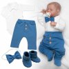 Baby Elegán 4D sada pre chlapčekov modrá