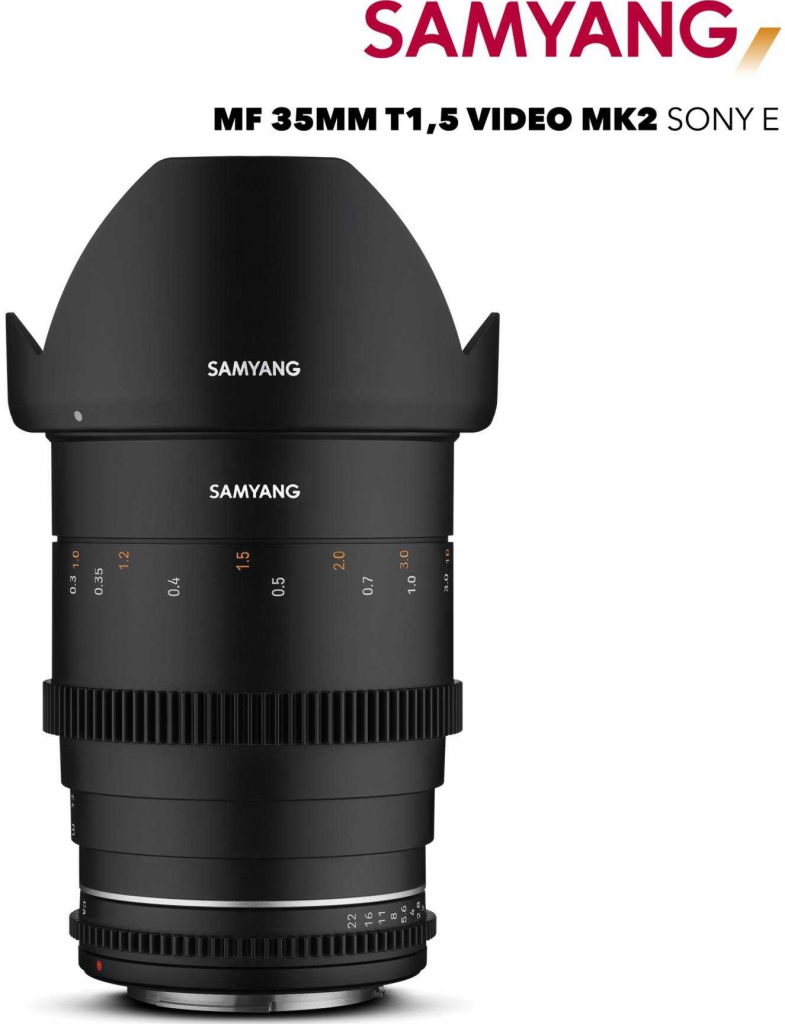 Samyang 35mm T1.5 VDSLR MK2 Sony E-mount