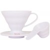 kávový dripper HARIO V 60 - 01 plast biely kávový dripper HARIO V 60 - 01 plast biely