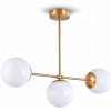 Stropné závesné svietidlo LED luster moderný zlatý GLAMOUR 3x E27 LEDHOFF Stropné závesné svietidlo LED luster moderný zlatý GLAMOUR 3x E27 LEDHOFF