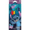Trojhranné farbičky Disney Stitch 12 ks Trojhranné farbičky Disney Stitch 12 ks