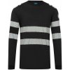 PORTWEST PW3 MODAFLAME KNIT FR732 / Reflexné nehorľavé tričko s dlhým rukávom - čierna XXL PORTWEST PW3 MODAFLAME KNIT FR732 / Reflexné nehorľavé tričko s dlhým rukávom - čierna XXL