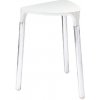 Sapho Gedy Yannis - Stolička 37x44x32 cm, biela 217202 Sapho Gedy Yannis - Stolička 37x44x32 cm, biela 217202