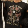 Tričko s potlačou BORN TO RIDE Dámsky Čierna XS Tričko s potlačou BORN TO RIDE Dámsky Čierna XS