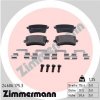 ZIMMERMANN Sada brzdových platničiek kotúčovej brzdy 24606.175.3 ZIMMERMANN Sada brzdových platničiek kotúčovej brzdy 24606.175.3