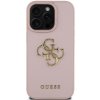 Guess PU Grained 4G Metal Logo Zadný Kryt pre iPhone 16 Pro Ružová Guess PU Grained 4G Metal Logo Zadný Kryt pre iPhone 16 Pro Ružová
