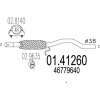 Výfukové potrubie MTS 01.41260 Výfukové potrubie MTS 01.41260