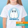Tričko s potlačou Spooky Detský / Unisex Biela XXL Tričko s potlačou Spooky Detský / Unisex Biela XXL