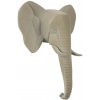 Clayre & Eef Nástenná dekorácia Slon Elephant - 17*8*21 cm - Clayre & Eef Clayre & Eef Nástenná dekorácia Slon Elephant - 17*8*21 cm - Clayre & Eef