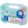 ASTRA Temperové pastelové farby v tégliku 12x20ml, plastový kufrík + štetec, 301122007 ASTRA Temperové pastelové farby v tégliku 12x20ml, plastový kufrík + štetec, 301122007