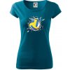 Volejbal lopta v triku - Dámske tričko Pure - XL ( Petrolejová ) Volejbal lopta v triku - Dámske tričko Pure - XL ( Petrolejová )