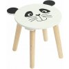 Home Styling Collection Dřevěná dětská stolička SAFARI se zvířecím motivem, 28 cm Home Styling Collection Dřevěná dětská stolička SAFARI se zvířecím motivem, 28 cm