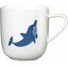 Porcelánový hrnček s uchom s motívom delfína 250 ml KIDS ASA Selection - biely Porcelánový hrnček s uchom s motívom delfína 250 ml KIDS ASA Selection - biely