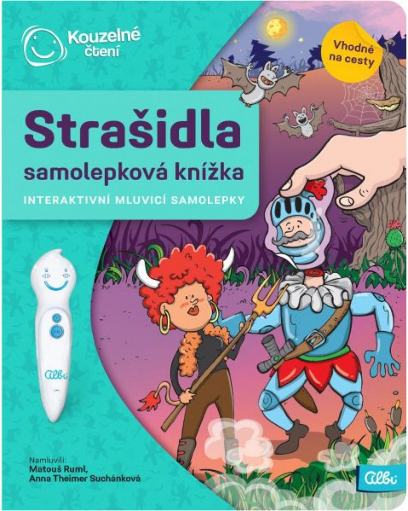 Albi Kúzelné čítanie Samolepková knižka Strašidla vek