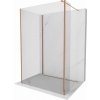 MEXEN/S - Kyoto Sprchová zástena WALK-IN 125 x 120 x 40, transparent, ružové zlato 800-125-120-221-60-00-040 MEXEN/S - Kyoto Sprchová zástena WALK-IN 125 x 120 x 40, transparent, ružové zlato 800-125-120-221-60-00-040