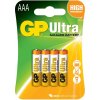 Baterie 1,5V GP AAA (mikro), 4pack Ultra alcaline Baterie 1,5V GP AAA (mikro), 4pack Ultra alcaline