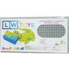 L-W Toys Podložka na stavění - JUNIOR 16x32 bodů šedá L-W Toys Podložka na stavění - JUNIOR 16x32 bodů šedá