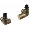 SAPHO Spojovacia sada trojosových ventilov CORNER SIMPLY, pravé prevedenie, bronz TM1248 SAPHO Spojovacia sada trojosových ventilov CORNER SIMPLY, pravé prevedenie, bronz TM1248