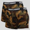 Urban Classics boxerky 2-Pack Camo Boxer Shorts wood camo