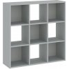 Regál CATCHY 9P - šedý Regál CATCHY 9P - šedý