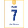 Superfutbal Maketa dresu Real Madrid, biela Rozmer: A3, Meno a číslo: Hazard 7 Superfutbal Maketa dresu Real Madrid, biela Rozmer: A3, Meno a číslo: Hazard 7
