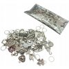 MIX PRÍVESKOV Charms 60KS KOVOVÉ STRIEBORNÉ MIX PRÍVESKOV Charms 60KS KOVOVÉ STRIEBORNÉ
