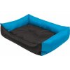 Hobbydog Eco Posteľ - Modré bočnice a čierna XXL matrac Hobbydog Eco Posteľ - Modré bočnice a čierna XXL matrac