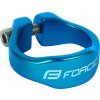 objímka sedlovky FORCE na inbus 34,9mm Al, modrá objímka sedlovky FORCE na inbus 34,9mm Al, modrá