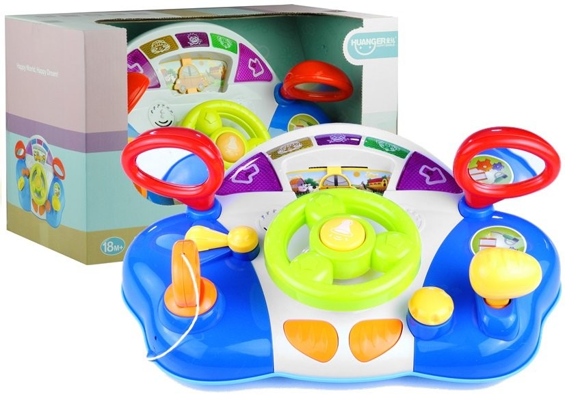 Lean Toys Interaktívny volant pre deti so zvukom