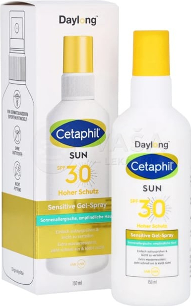 Daylong Cetaphil SUN Sensitive gélový sprej na opaľovanie SPF30 150 ml