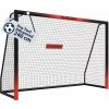 Hudora: Pro Tect Advanced kovová futbalová bránka, 240 cm - čierno-červená Hudora: Pro Tect Advanced kovová futbalová bránka, 240 cm - čierno-červená