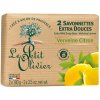 Le Petit Olivier Extra jemné mydlo - Verbena a citrón, 2x100g Le Petit Olivier Extra jemné mydlo - Verbena a citrón, 2x100g